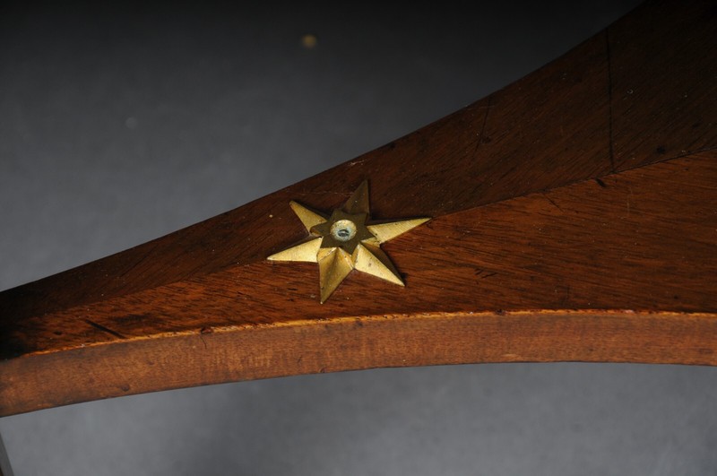 Empire Side Table From The 19th Century, Gilded Bronze, Eagle, Mahogany gallery
