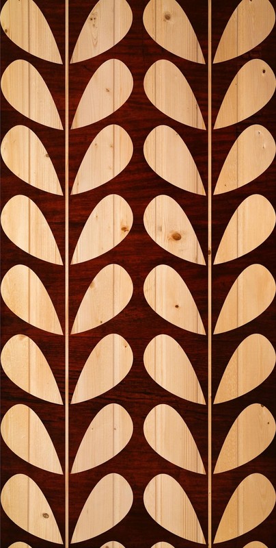 Natural Leaf on Mahogany gallery
