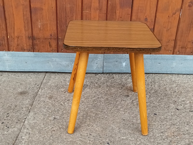 Flower Bench 50s Vintage Flower Table Rockabilly Retro Flower Stand Stool 50s