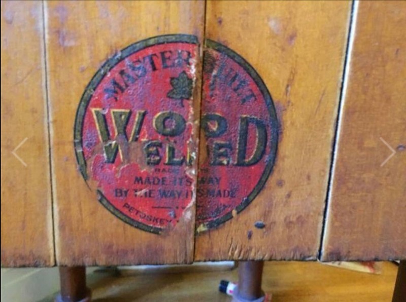 Vintage butcher block solid wood gallery