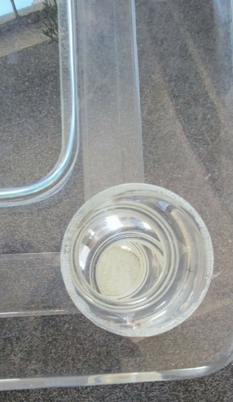 Coffee table in Lucite structure and glass by the French house Maison Romeo gallery