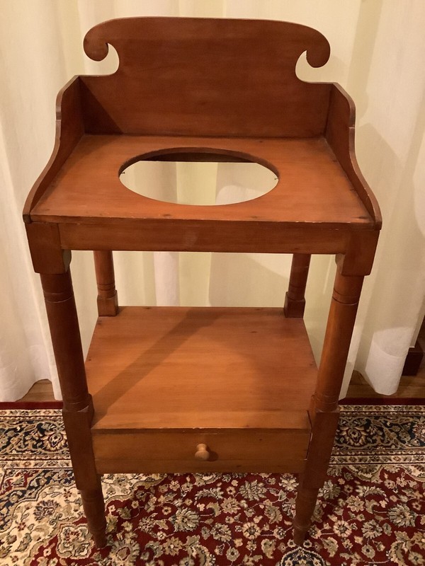 Antique Wash Stand, New England, 19th century gallery