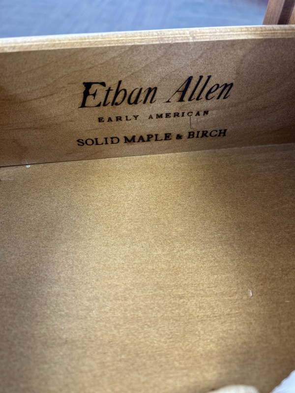 Ethan Allen Vintage Maple And Birch End Table gallery