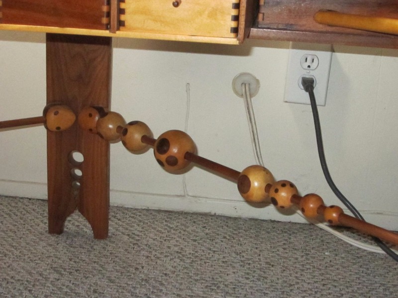 MID CENTURY MODERN DESK APOTHECARY 3 LEG EAMES ERA UNIQUE HAND MADE 1 OF A KIND! gallery