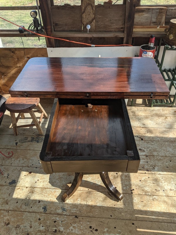 Antique Victorian Card Table