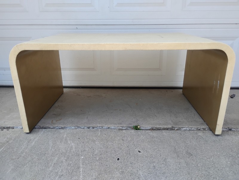Rare Vintage In The Style Karl Springer 1980 Shagreen Table gallery