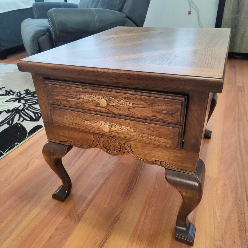 Mid Century Modern Lane Altavista Virginia Walnut Coffee Side Table