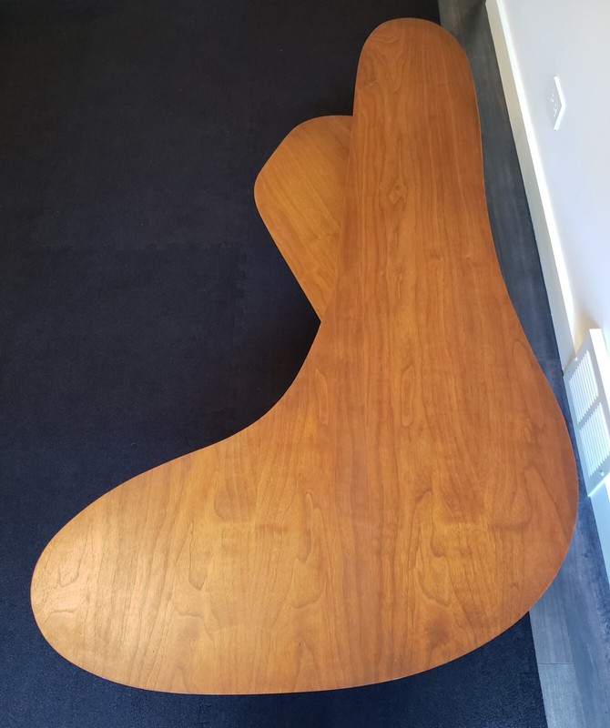 Rare Mid-Century Modern Biomorphic Tiered Coffee Table by James-Philip Co. gallery
