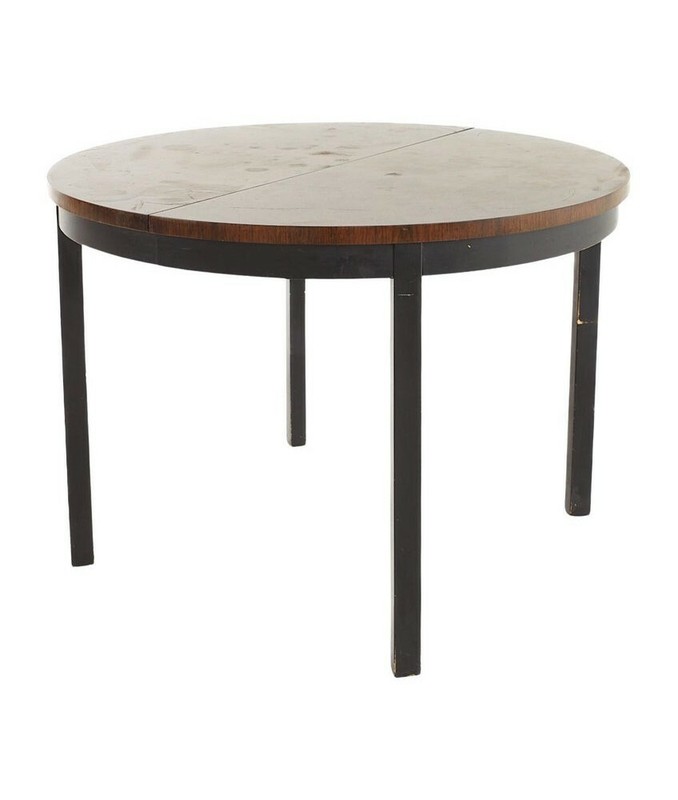 Founders Mid Century Rosewood Expanding Dining Table with 2 Leaves