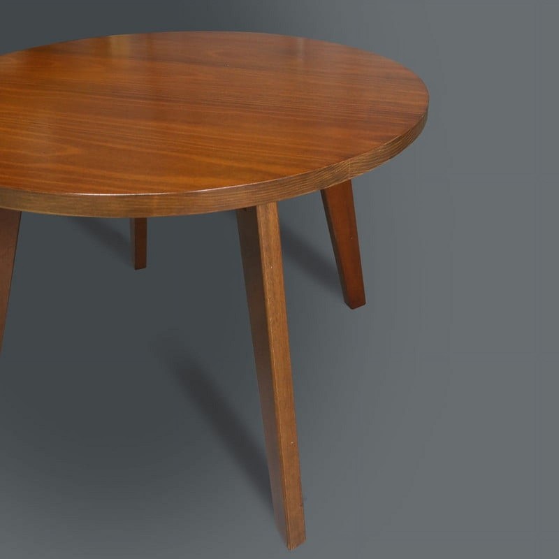 Genuine 24" Round Coffee Table W/ Solid American Gum Sweet Oak gallery