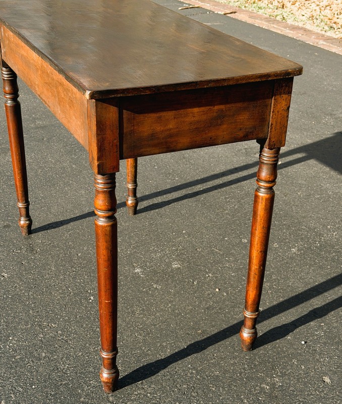 Early 19th Century George III Two-Drawer Side Table gallery
