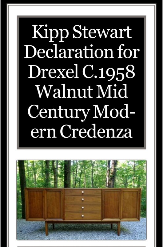 Kipp Stewart Drexel Declaration Mid - Century Modern: Credenza, Desk, End Tables gallery