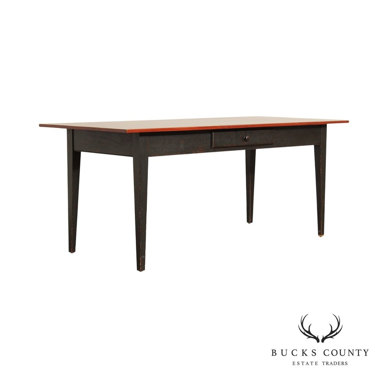 Shaker Style Farmhouse Pine Dining Table