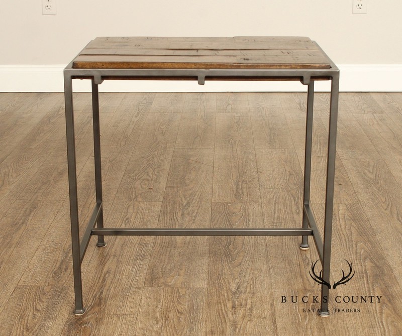 Industrial Style 'Simien' Iron End Table gallery