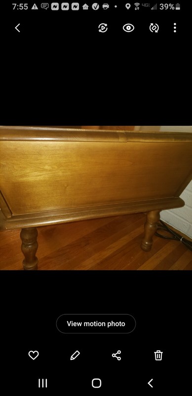 1960s Magazine End Table TV Table Side Table EXCELLENT gallery