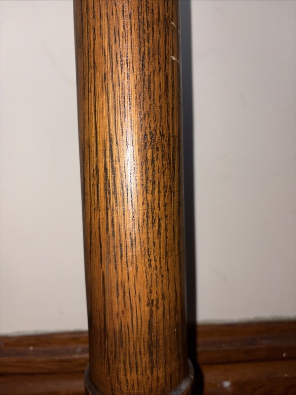 Antique Quarter Sawn Oak Pedestal Plant Fern Stand Jamestown NY 33 1/2" gallery