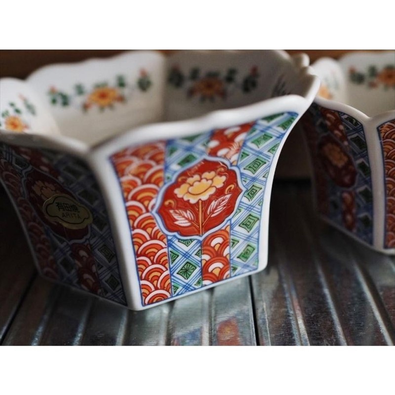 Arita Ware Small Bowl Set Japan Used Koro-ten Exhibition Size B 12cm (4.7in) gallery
