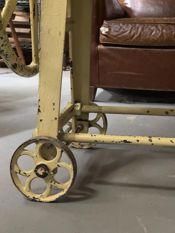 Antique Industrial Clamp Table gallery
