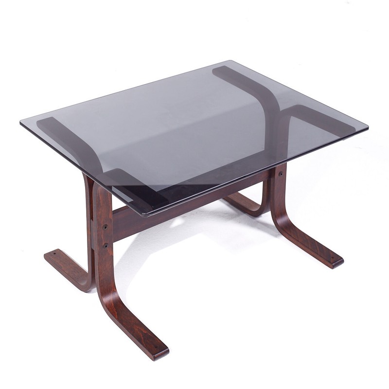 Ingmar Relling for Westnofa Siesta Mid Century Glass Top Side Table gallery