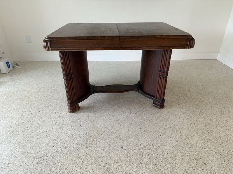 Antique 1930’s Art Deco Dining Table