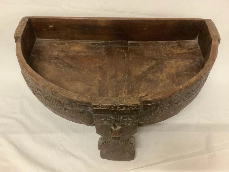 Antique Indian Chakki Teak Coffee Table 19thC gallery
