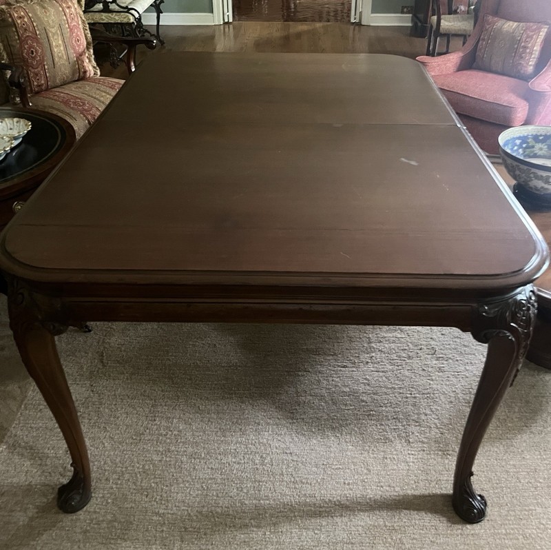 Louis XV–style Dining Table (French Provincial / Rococo Revival)