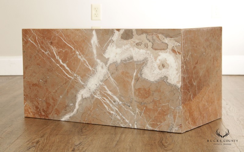 Contemporary Marble Block Coffee or Low Table gallery