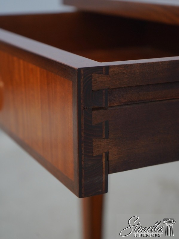 L70097: Italian Neoclassical 1 Drawer Nightstand End Table gallery