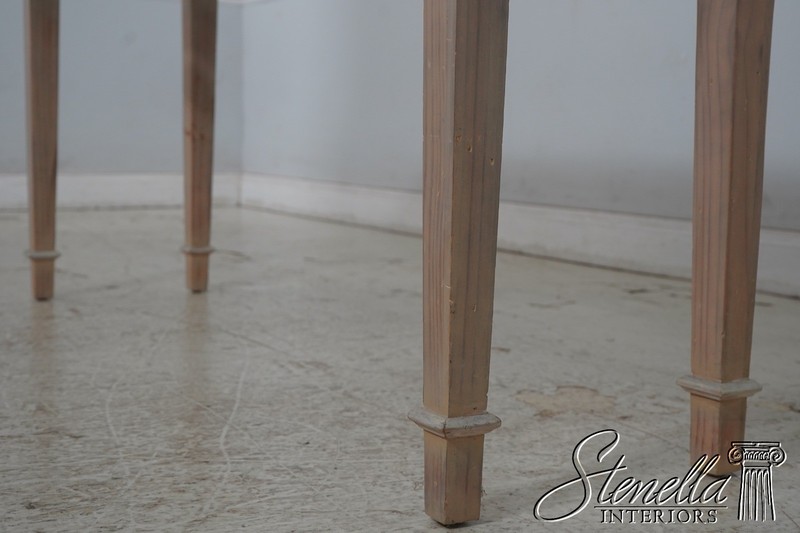 L69951: Italian Neoclassical Travertine Granite Top Console Table gallery