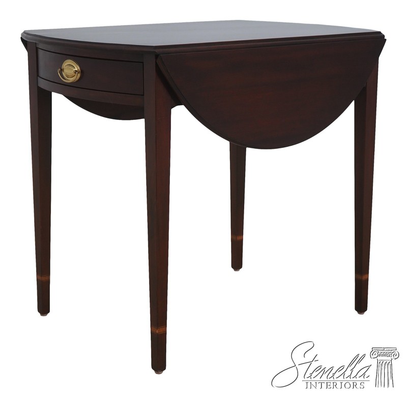 72246: HENKEL HARRIS Mahogany Dropleaf Pembroke Table