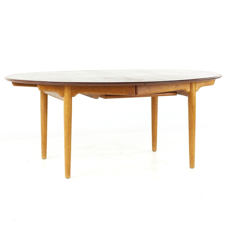 Early Original Hans Wegner for Johannes Hansen Mid Century Model JH0567 Teak Din
