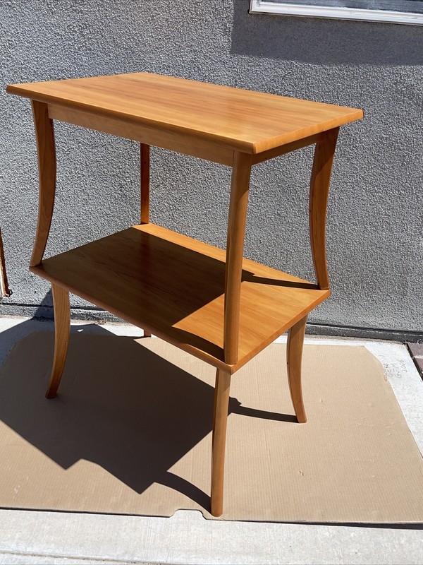 VTG MCM VSM made In Denmark Mid Century Danish Modern Teak Side End Side Tables