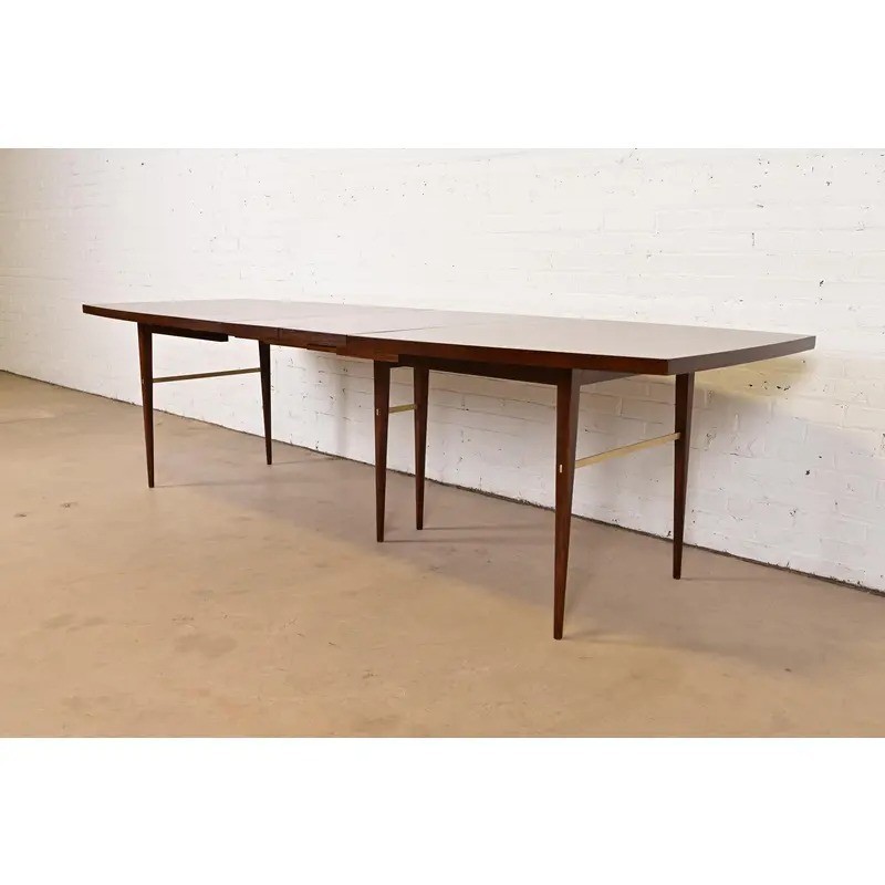 Paul McCobb Mid-Century Modern Extension Dining Table, Newly Refinished gallery