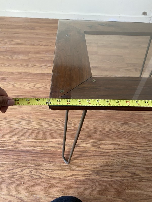 Vintage Scandinavian MCM Mid-Century Modern side table coffee table end table gallery