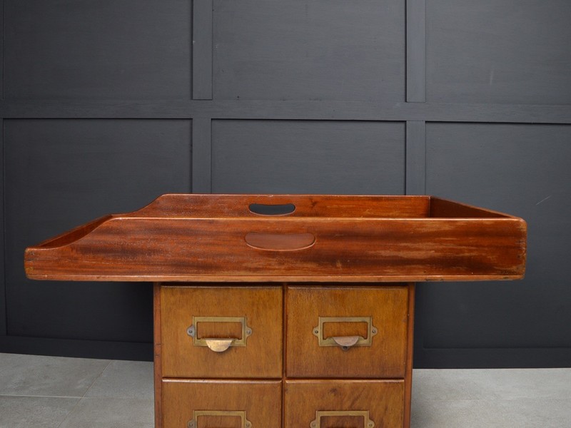 Antique Georgian Mahogany Butlers Tray - 19th Century gallery