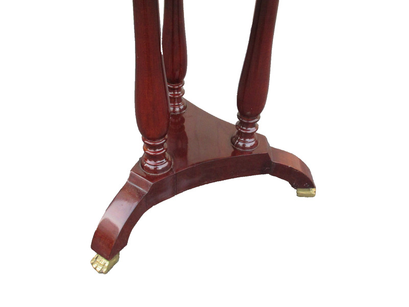 62616 Neoclassical Inlaid and Bronze Lamp Table Stand gallery