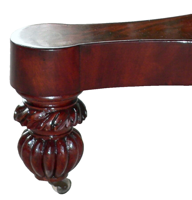 Center TABLE, Foyer, Classical Empire, Mahogany, Rswd Band Inlay, 35" dia, c1830 gallery