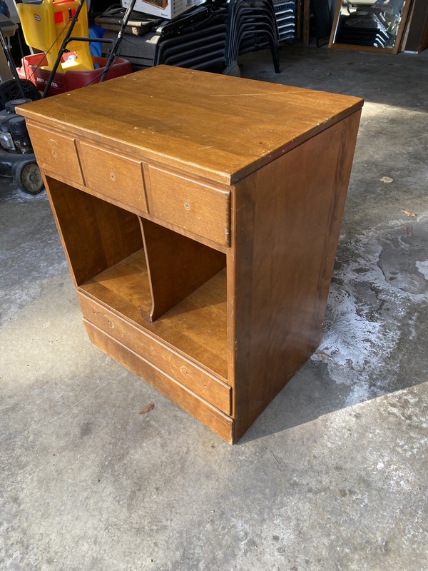 Ethan Allen Baumritter Heirloom Maple Nutmeg CRP Base Record Cabinet gallery