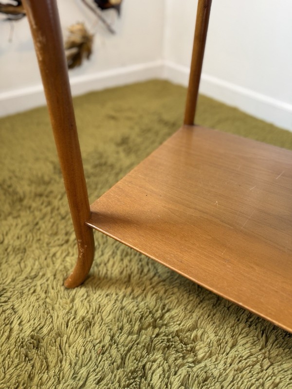 Mid Century Modern End Table Side Table w/ Shelf T.H. Robsjohn Gibbings gallery