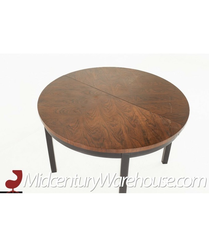 Founders Mid Century Rosewood Expanding Dining Table with 2 Leaves gallery