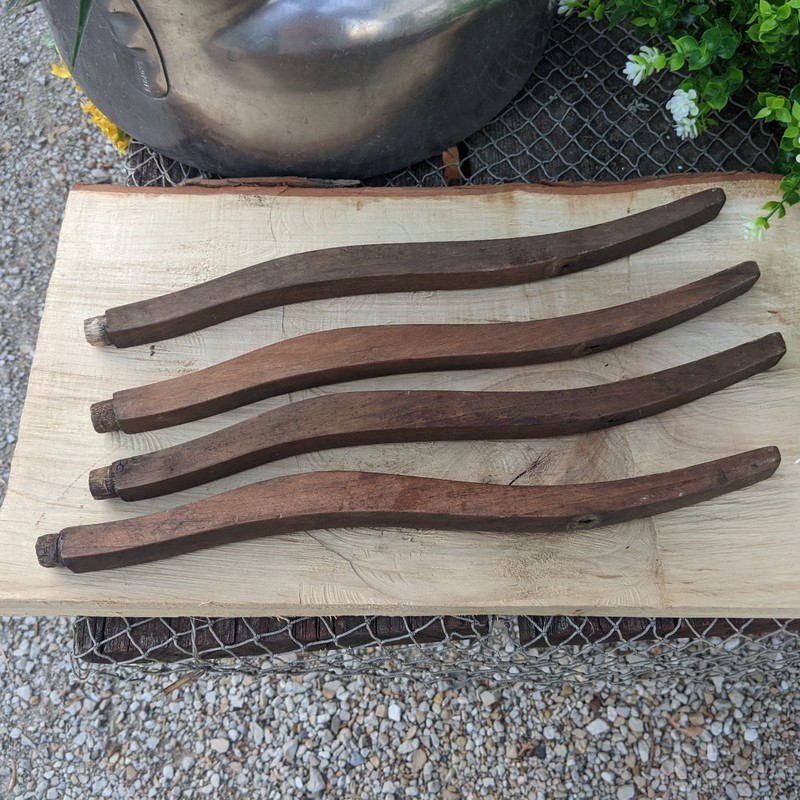 Vintage Side Table Curved Legs 16 Inch Set Of Four gallery