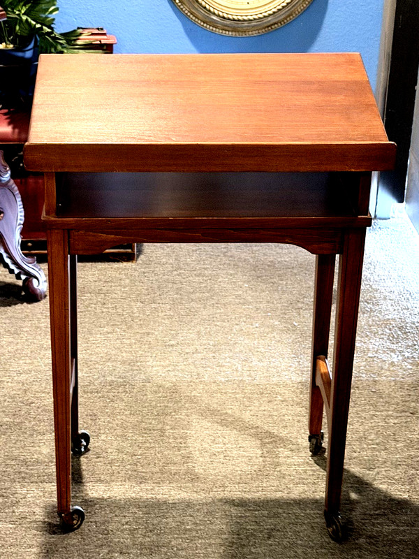 Mid Century Maple Podium 34x23x14 Rare Antique