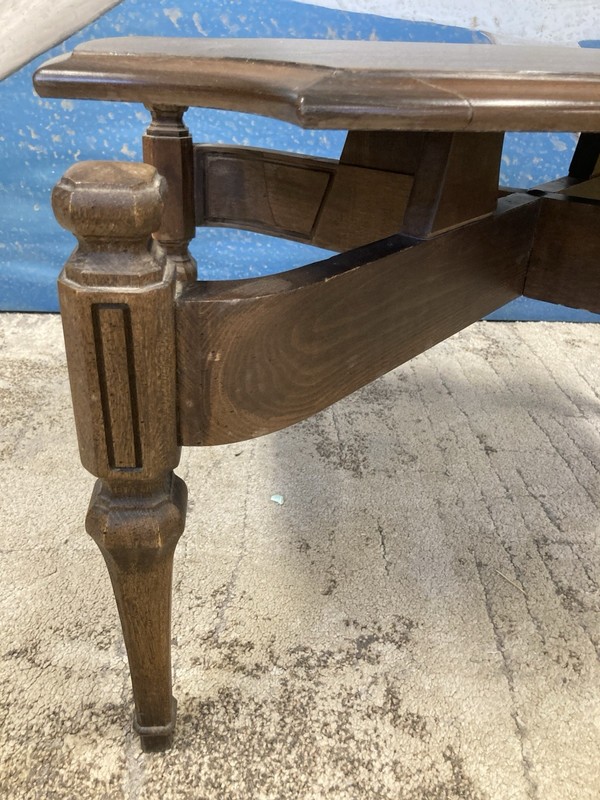Unique Vintage Mid Century Modern Spanish Gothic Baroque Floating Top End Table gallery