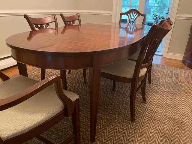1950s Mid Century Modern Dining Room Table by Drexel gallery