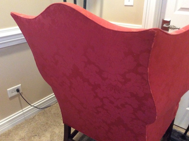 Wingback chair by Hickory gallery