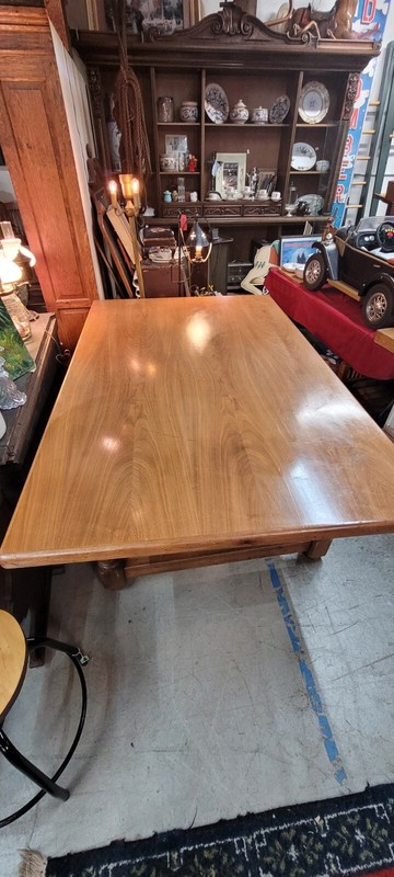 EXX Large Dinning Table Or Office Comfrance Table 77 X 48 X 1 1/2 Vintage