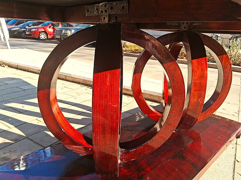 Art deco dining table for 8 persons gallery