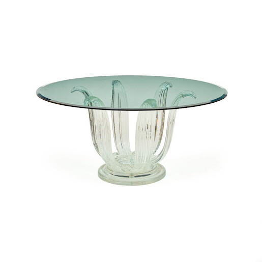Lalique Style, Contemporary Cactus Table