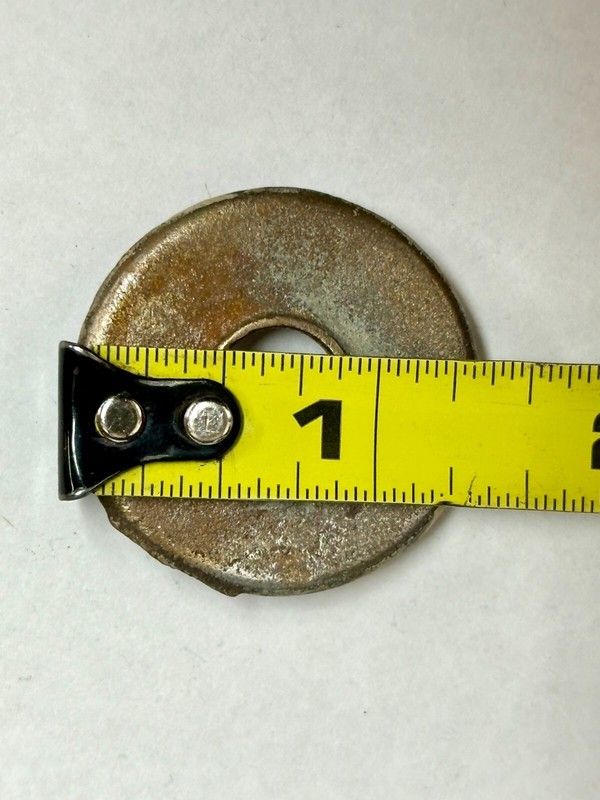 SMALL UNIQUE SOLID PLAIN ROUND DOOR ROSETTE, ANTIQUE, VINTAGE,ART DECO VICTORIAN gallery