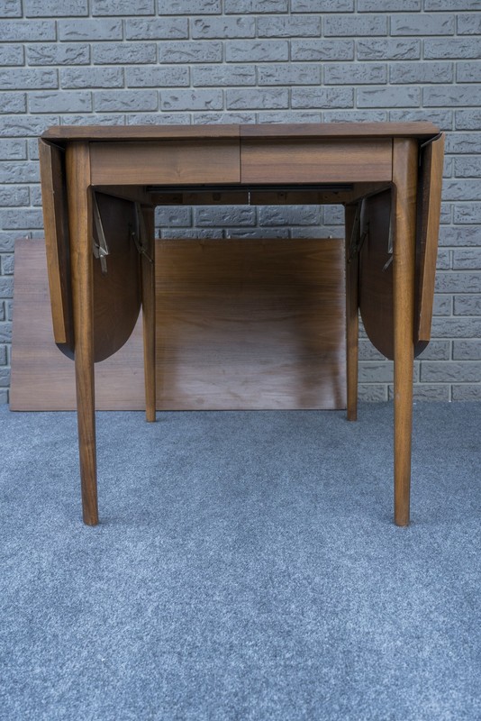 Mid Century Modern Kipp Stewart Drexel Declaration Drop Leaf Dining Table gallery